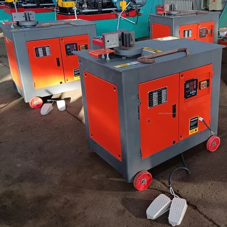 Factory Direct Sale Reinforcing Steel Bar Arc Reabr Bender Steel Bar Rebar Bending Hoop Machine Hoop Steel Bending Machine