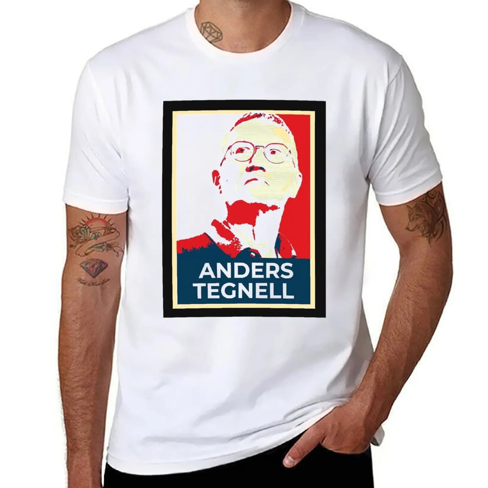 Anders Tegnell T-Shirt man t shirts for men cotton t shirts man 100% T-Shirt