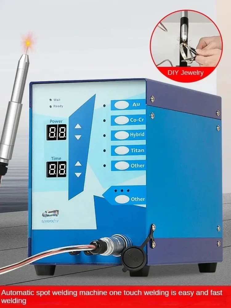 Permanent Kit Handheld Automatic Eye Protection Spot Welder Machine Jewelry Argon Gold Spot Welding Tool