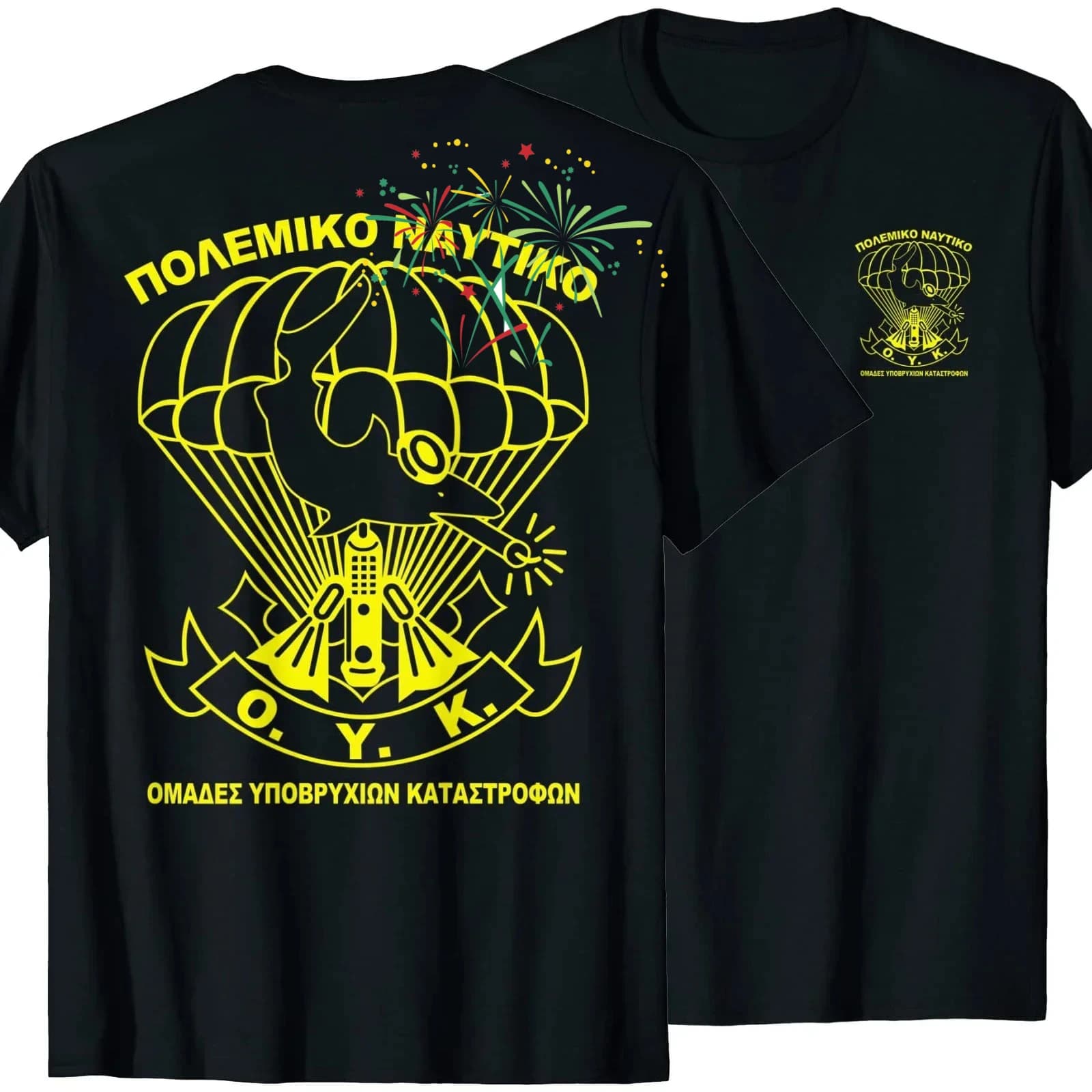Greek Naval Frogmen Special Forces T-Shirt 100% Cotton O-Neck Short Sleeve Summer Casual Mens T-shirt Streetwear