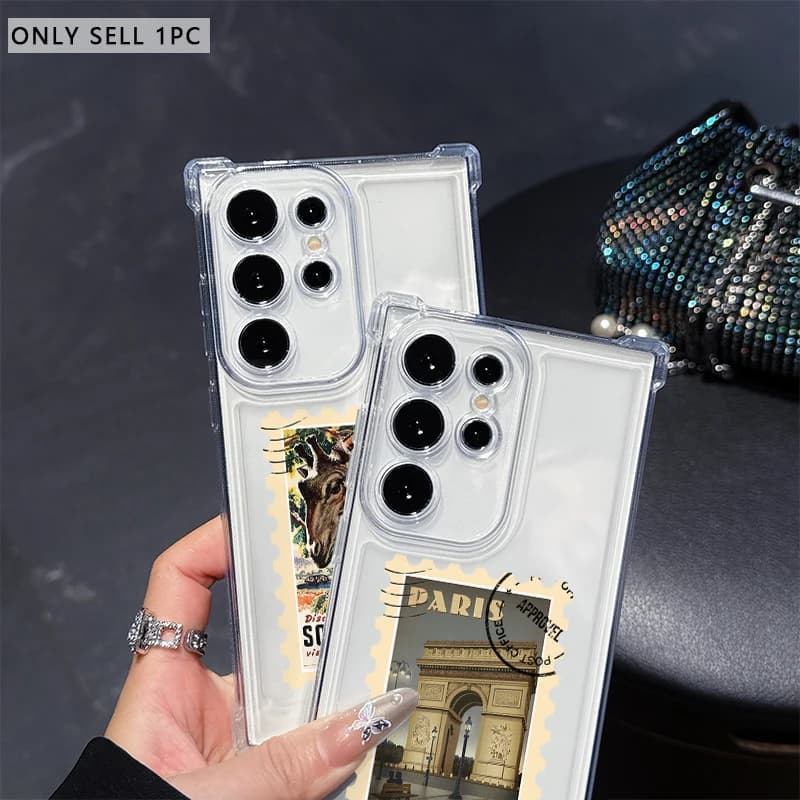 Retro style poster Phone Case for Samsung A20s A21s A23 A24 25 26 31 32 32 33 34 35 50 51 52 53 54 55 73 Transparent Soft Covers