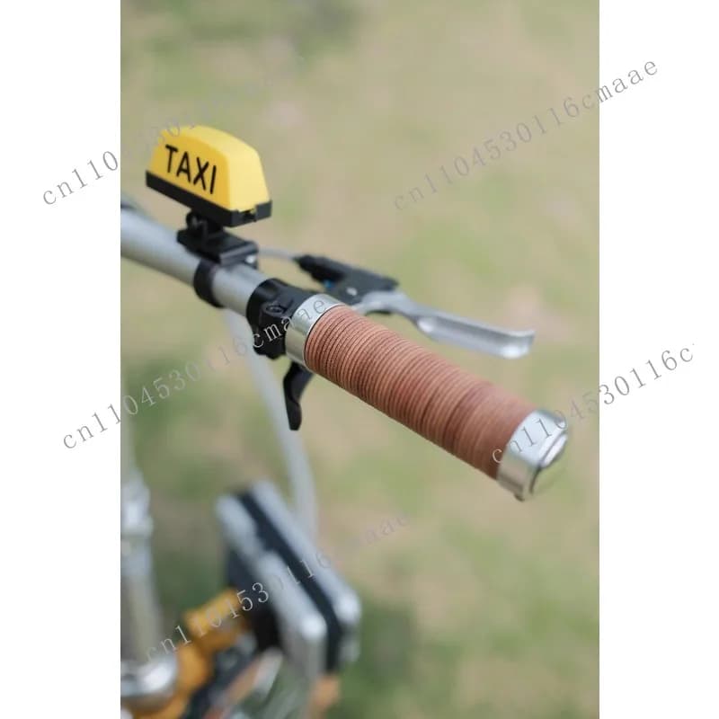 Double Retro Bicycle Handle Small Cloth Handle Cover First Layer Cowhide Rope Custom 70-130mm