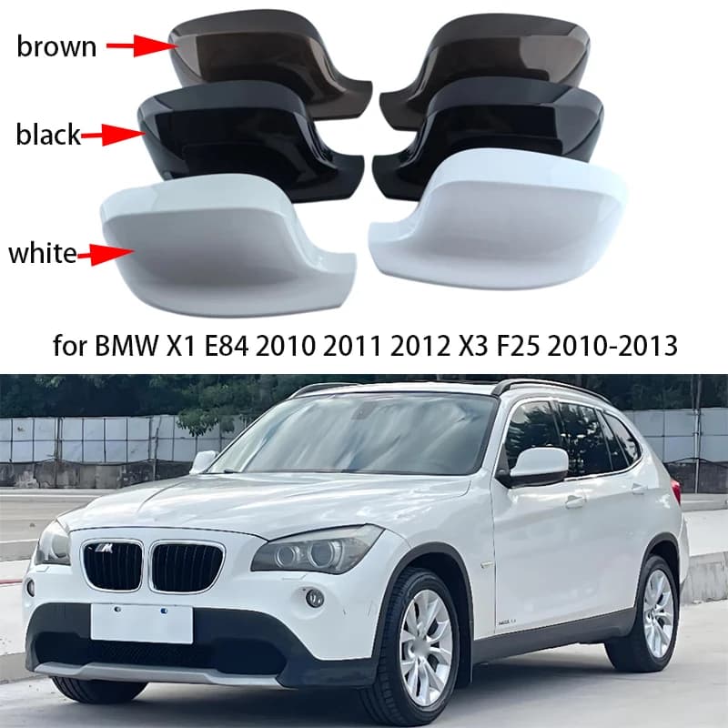 Car Accessories for BMW X1 E84 2010 2011 2012 X3 F25 2010-2013 Rearview Mirror Cover Reverse Mirror Shell Case Shell Housing