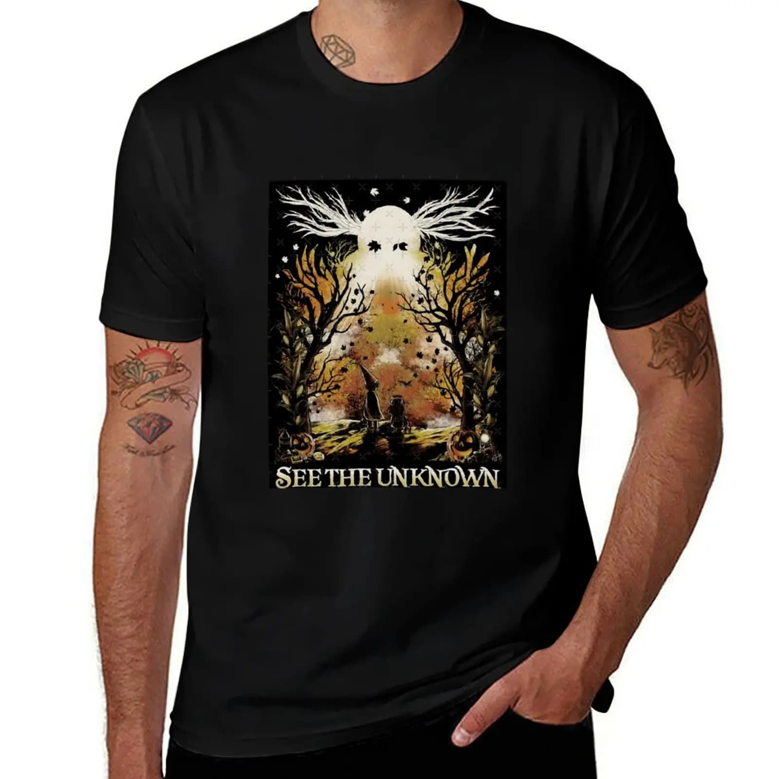 Over the garden wall beast T-Shirt Work Style Casual T-Shirt
