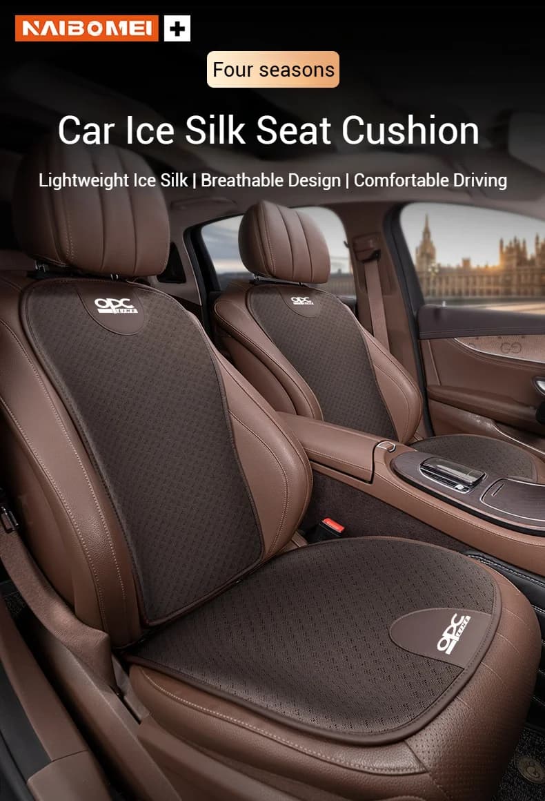 Car Seat Cushion Ice Silk Breathable Front Rear Seat Protection Pad For Opel OPC Line Corsa Insignia Mokka Vectra Vivaro Zafira