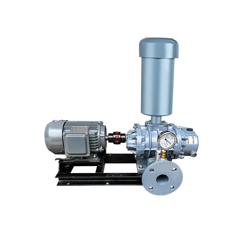 Intelligent frequency conversion trefoil aquaculture high pressure fan air pump aerator blower oxygen pump