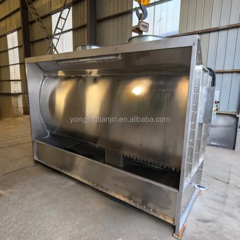 Manufacturer Supply Water Curtain Spray Booth Small Stainless Steel Outdoor Water Curtain tank