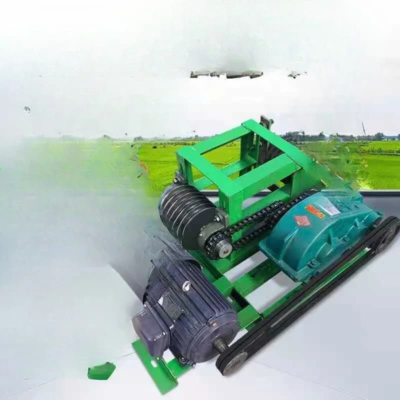 Stainless steel one-to-two manure scraping machine, automatic manure cleaning machine with leaking plate