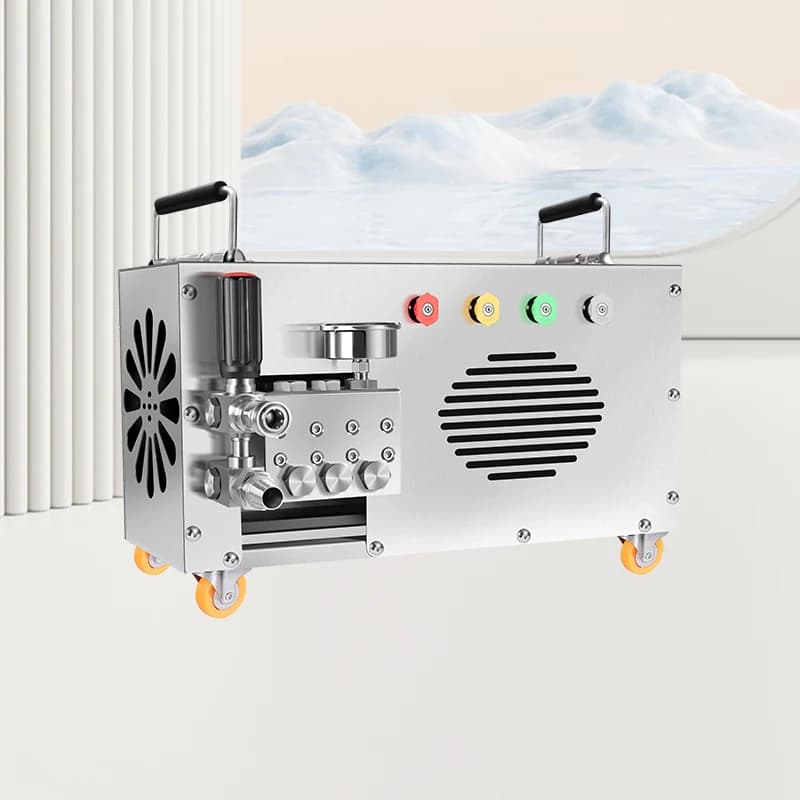 Commercial kitchen high pressure cleaner new frequency conversion large range hood cleaning equipment heavy oil removal