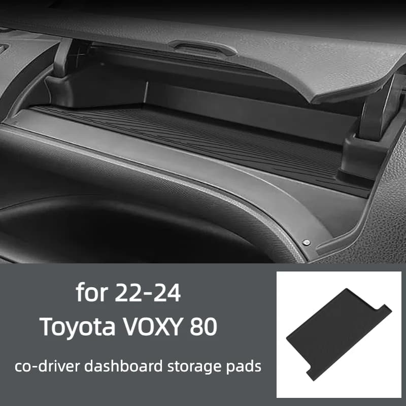 Suitable for 14-21 Toyota Voxy/Noa NOAH 80 co-driver dashboard storage pad on board storage box anti-slip pad
