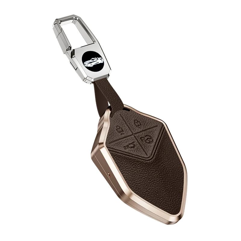 Premium Aluminum Alloy Key Cover Case for Deepal SL03/S7/S07/S05/L07/G318 - Protective Key Fob Shell Key Bag Chain