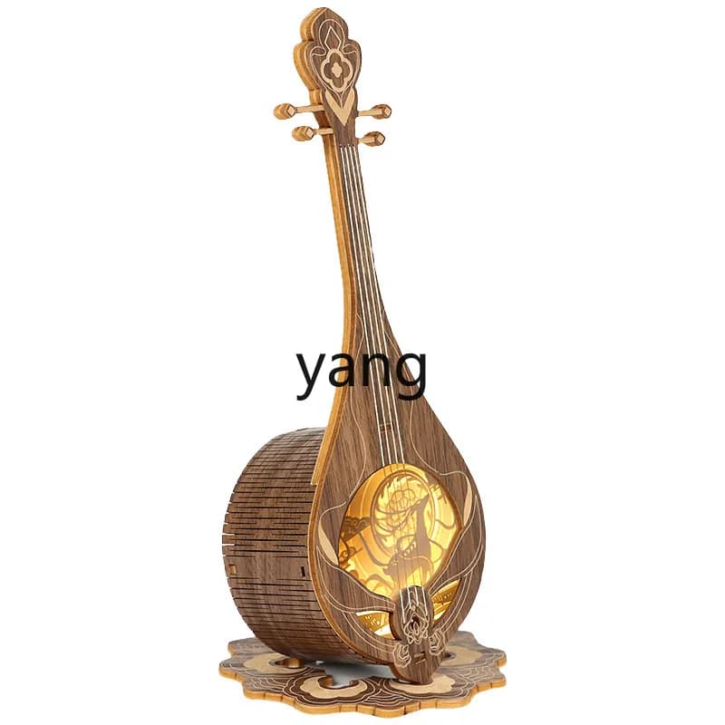 LMM Multifunctional Musical Instrument Shape Creative Gift Ornament with Music Box