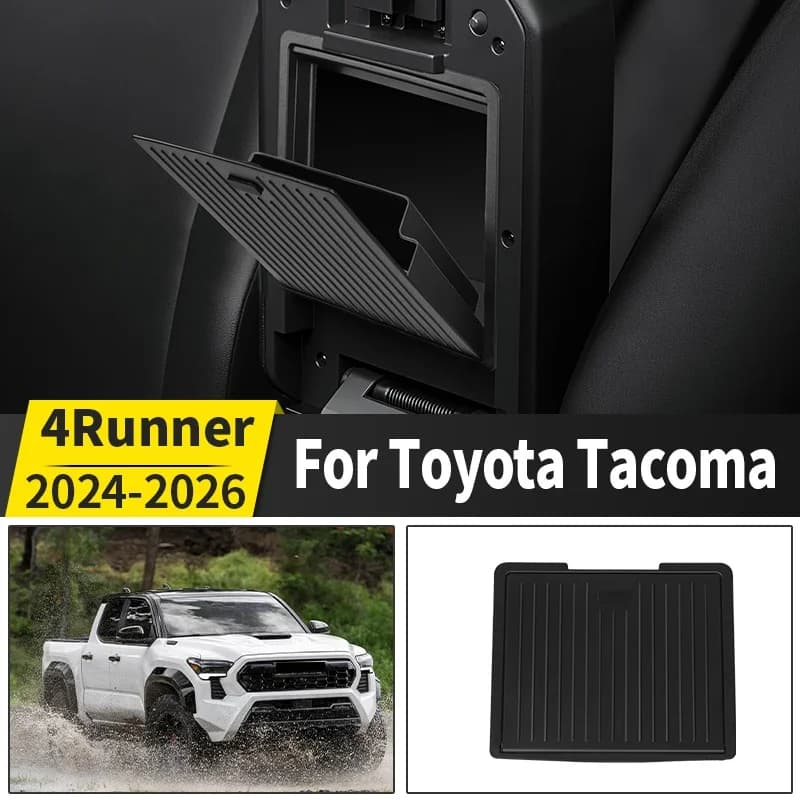 For 2024-2026 Toyota Tacoma Armrest Box Privacy Storage Tray Interior Decoration Upgrade and Modification Accessories