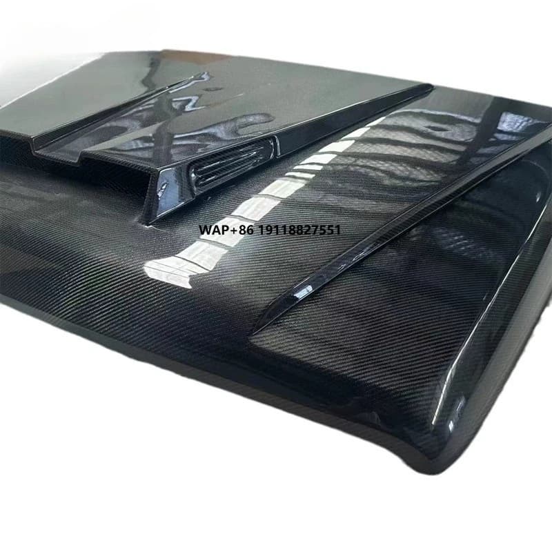 In Stock Sale Runman Black Carbon Fiber Engine Front Hood Cover for Great Wall Tank Universal Fitment