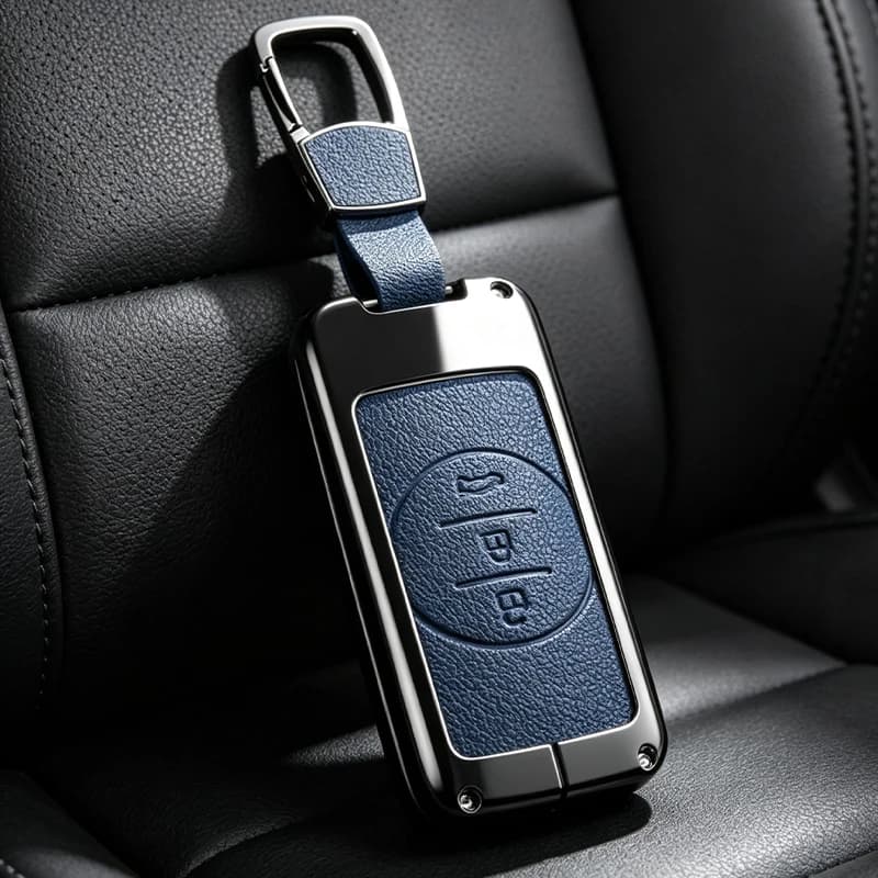 Car Smart Remote Key Case Cover for Chery Tiggo 4 5X 7 Pro 8 Exeed Txl Tx Lx Metal Leather Protector Holder Shell Accessories