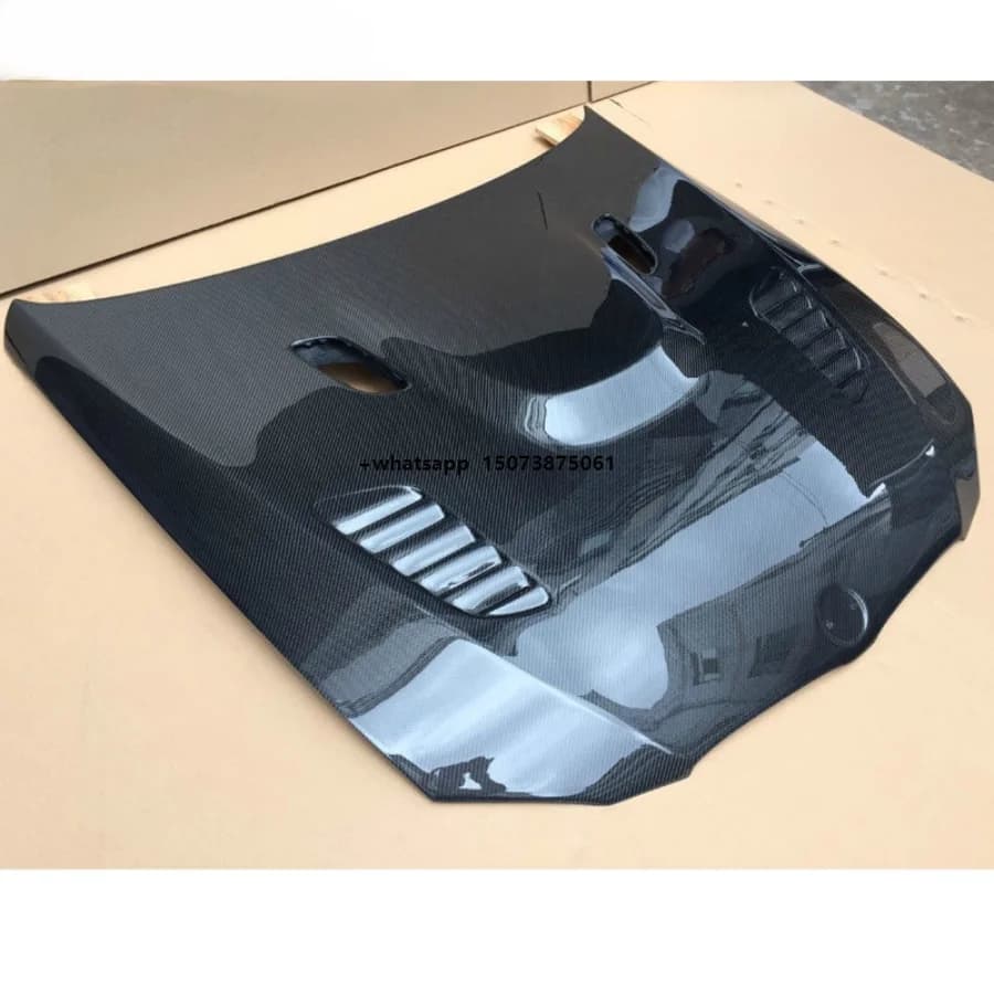 High Performance Real Dry Carbon Fiber Material Car Engine Hoods Bonnets For  E92 M3 V Style