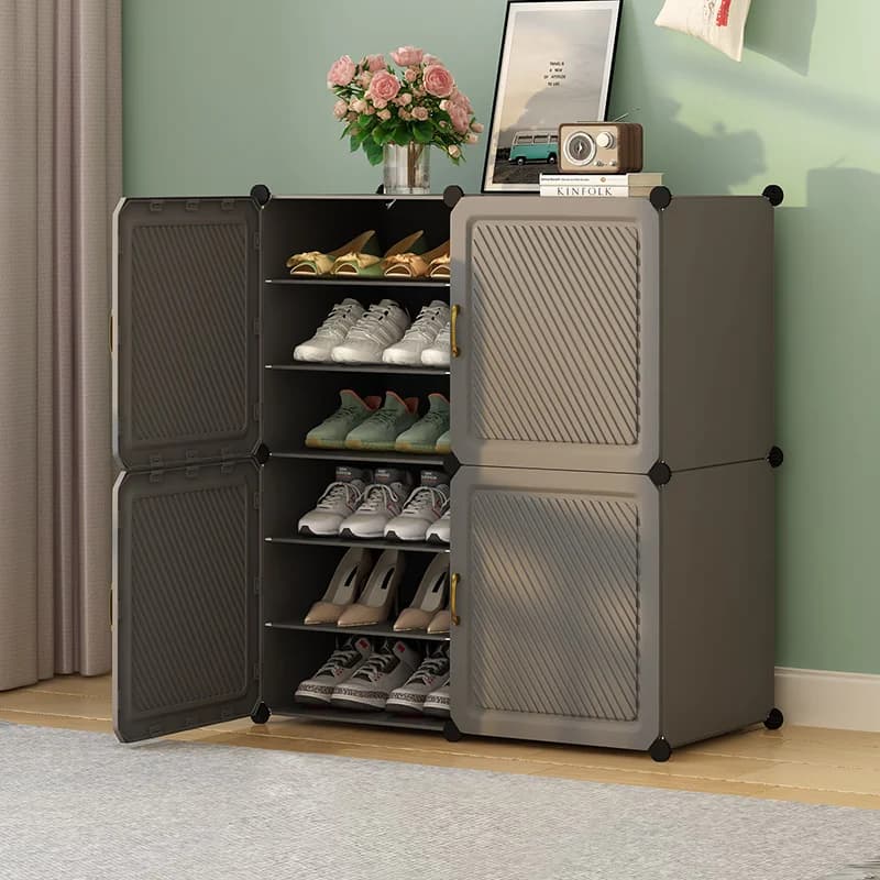 Multi Layer Entryway Shoes Rack Folderable Shelf Storage Small Shoes Rack Modern Home Organizador De Zapatos Cabinet Furniture