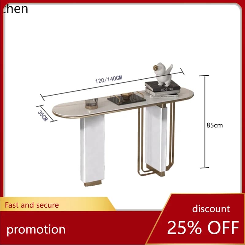 ZML Modern Entrance Table Against the Wall  Living Room Entrance Cabinet Minimalist Super Narrow Bar Entrance Platform