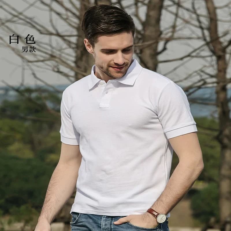 EUR European size, pure color, 100% cotton, multi-color men's polo shirt, new style, high quality, comfortable for summer