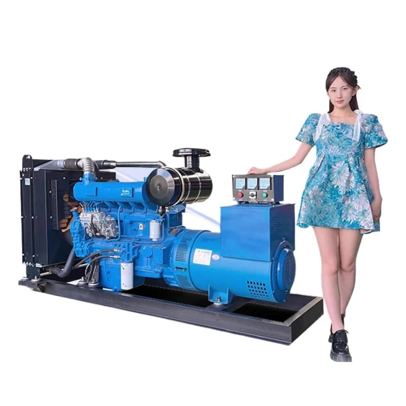 High power silent three-phase electric diesel generator set