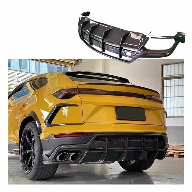 Carbon Diffuser for Lamborghini Urus Upgrade Topcar Style Lamborghini Urus Carbon Fiber Rear Diffuser