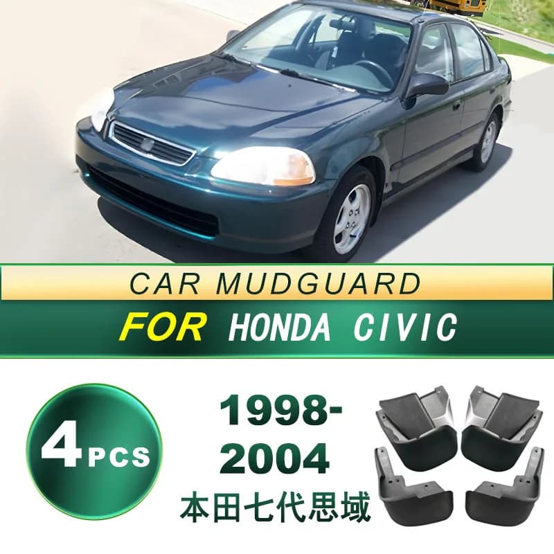 For 98-04 Honda Civic (seventh generation) car tire fender soft rubber fender skin modification accessories