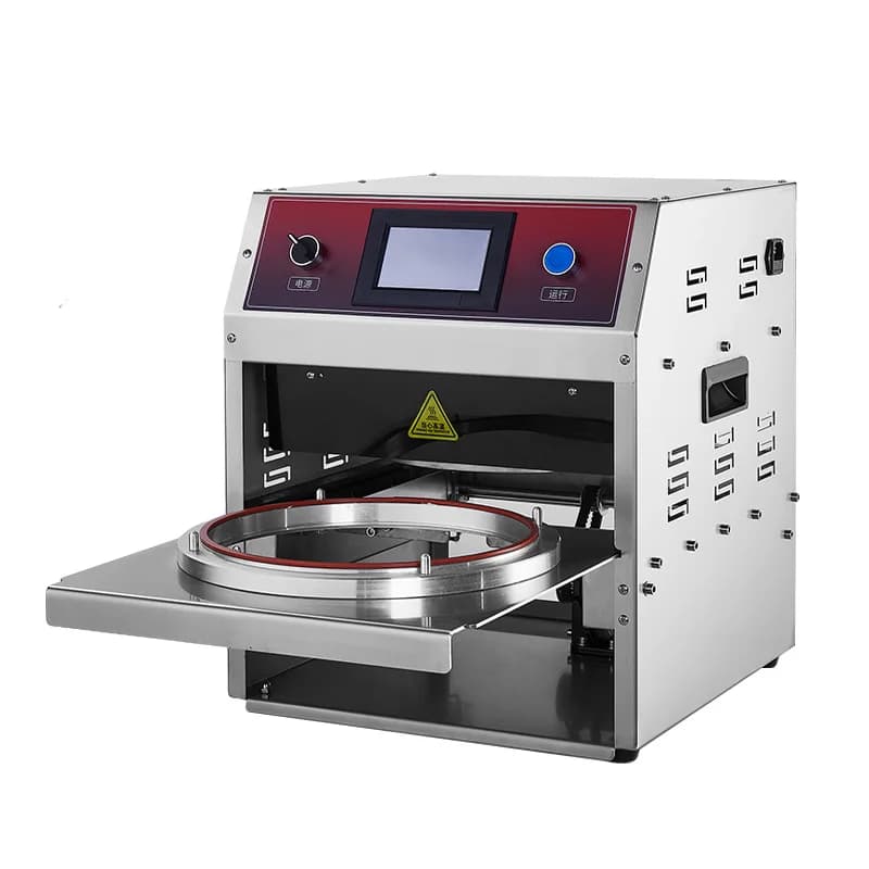 Hot Fully Automatic Electric Aluminum Foil Box Sealing Machine for Cans and Take-Out Packaging Small Balers