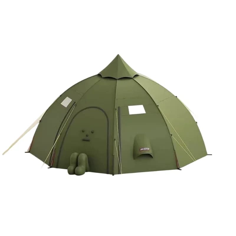 Onion head tent outdoor camping firewood stove dome ball tent dome rainproof