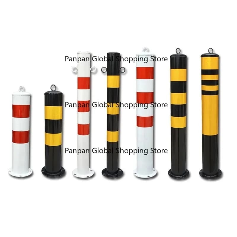 Steel safety pipe Carport column Parking road guardrail Pile Traffic safety Traffic guardrail