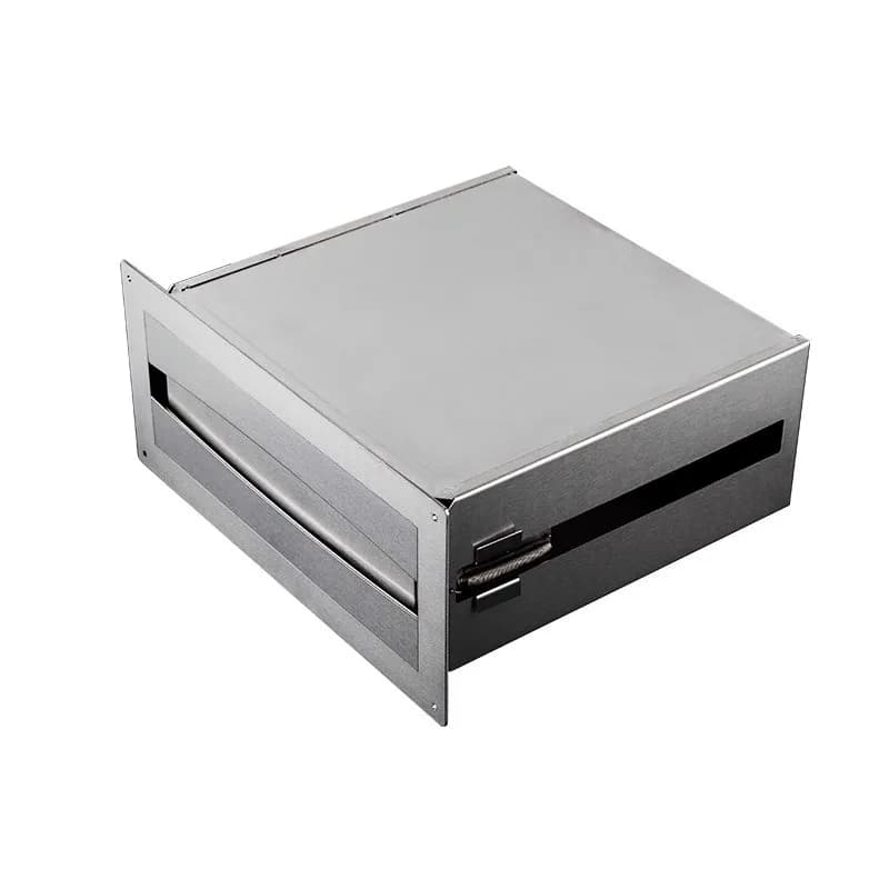 Hand carton 304 stainless steel concealed concealed mirror back tissue box embedded paper box holder