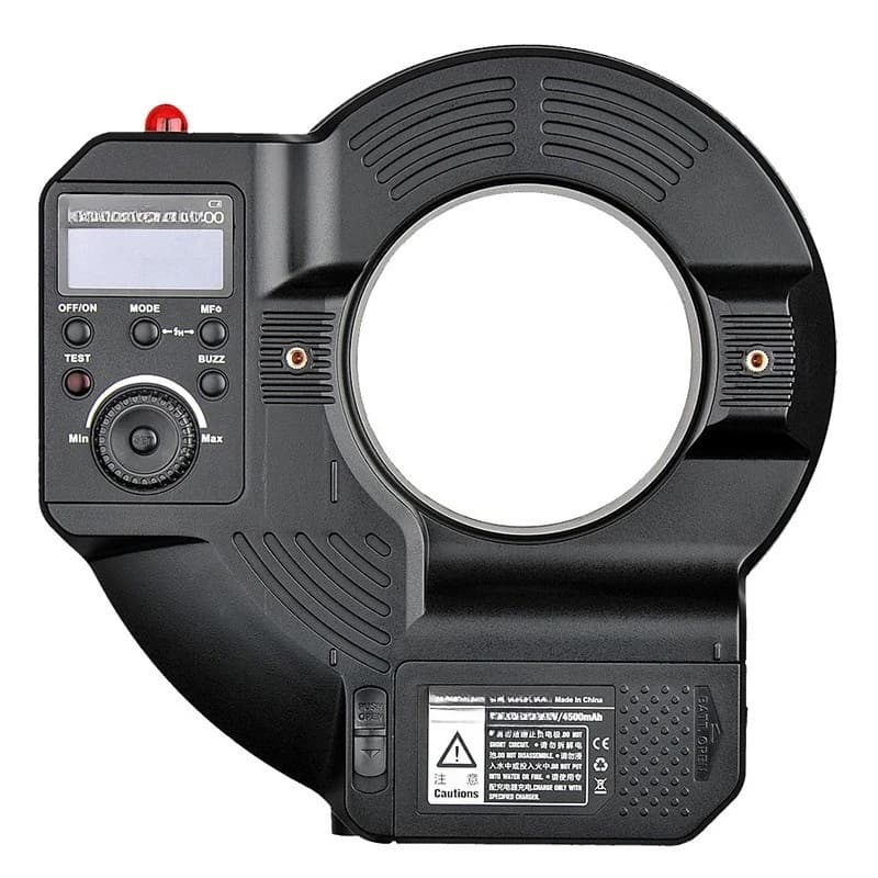 Ring flash Lithium battery external shot light High speed external shot flash LED normally on filling light