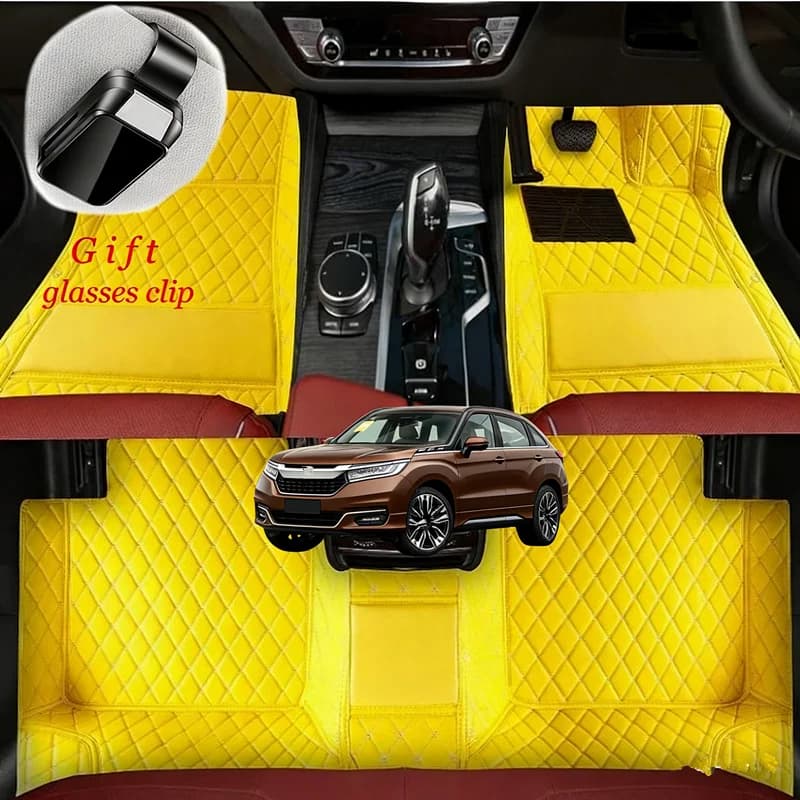 Custom For Honda AVANCIER/UR-V 2016–2026 SUV Car Floor Mats Waterproof Car accessories Carpets Covers Left /Right Hand Drive