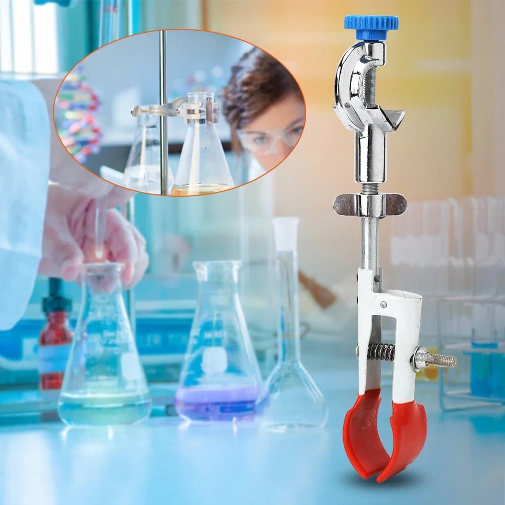 F2 Laboratory Adjustable Flask Condenser Test Tube Clamp Changeable Direction