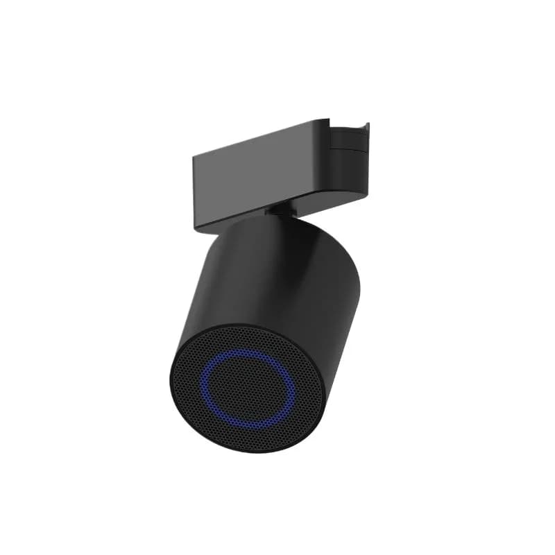 Ultra-thin 4.5mm track light speaker 10w high definition sound adjustable angle 48v leader/follower system modern wireles