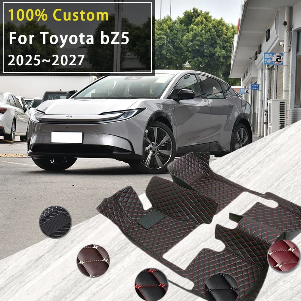 Car Floor Mats For Toyota bZ5 EA11 2025 2026 2027 5seat Waterproof Pads Foot Carpets Floor Covers Auto Accessories