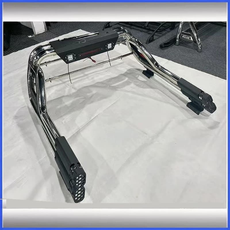 High Quality Stainless Steel Anti‑Roll Bar With Dual Cannon Lights Pickup Truck Modification
