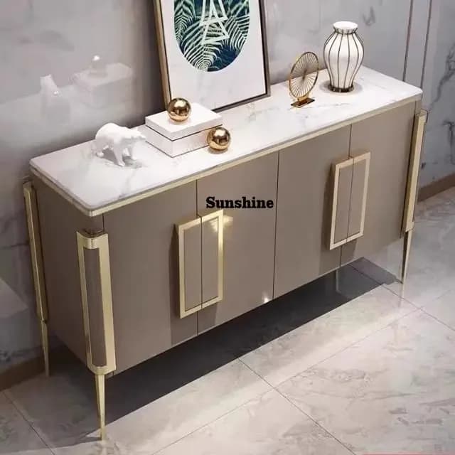 Light luxury entrance cabinet Modern simple American side cabinet  FT