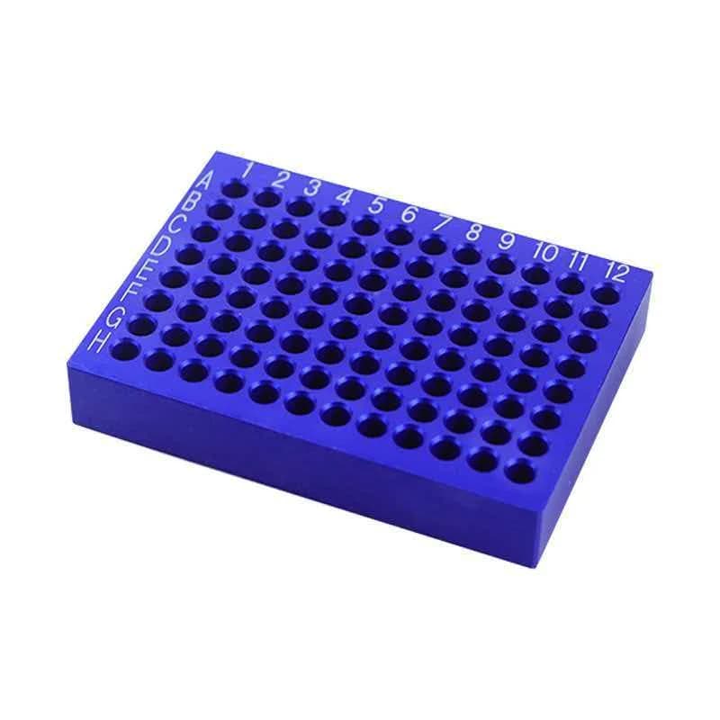 Ice Modular PCR Cooler Low-temperature Thermostat Pre-cooled Aluminum Ice Box 0.2/1.5/2/5/10/15/50ML Centrifuge Tube Rack 1/PK