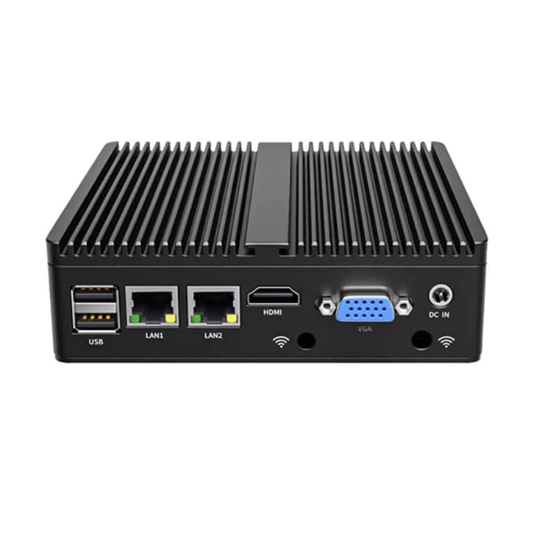 J4125 J1900 N4000 four network port soft routing, server small host