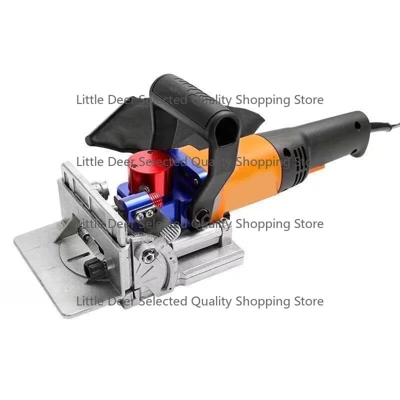 1150W  inclined hole three slot slotting machine furniture connector woodworking adapter tension rope machine