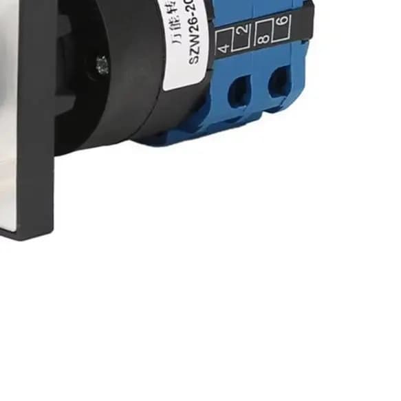 20A 2P Rotary Changeover Switch With Key Lock For LW26 Electrical Circuit Control Panel Industrial Transfer Switch
