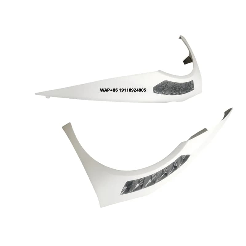 V Style for Huracan Front Fender for  LP610 Real Forged Carbon Fiber Vented Fender for Huracan LP610 Louvered Spoiler