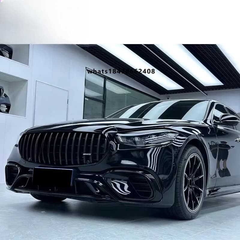 2021 2022 Year  Upgrade to  Style PP Body Parts for  Upgrade Body Kit of Front Grille Bumpers Side Skirts