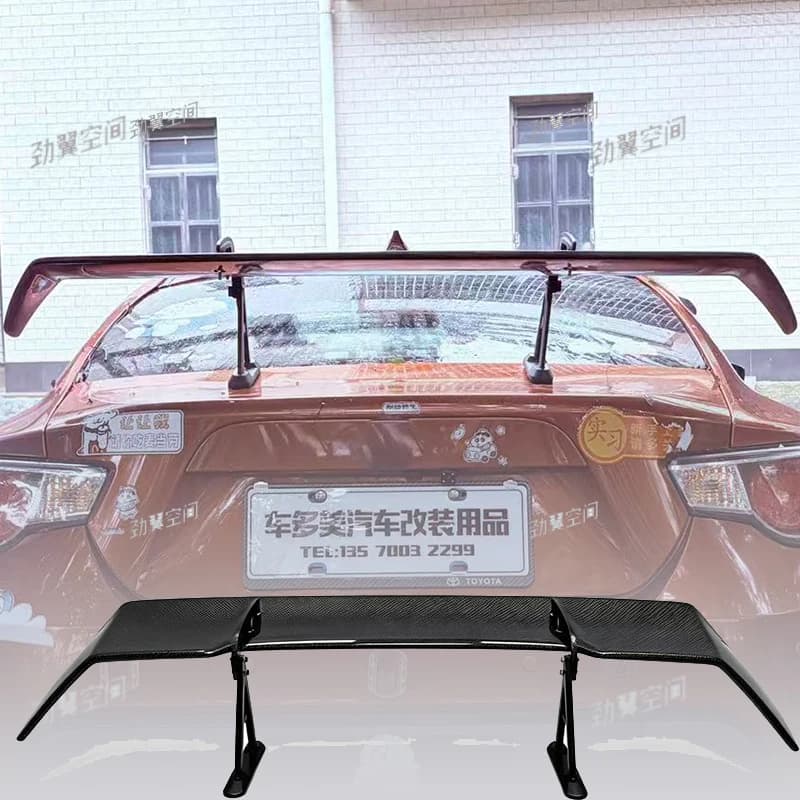STI Style Real Carbon Fiber Rear Spoiler GT Wing For Toyota GT86 GR86 Subaru BRZ Car Exterior Modification Accessories