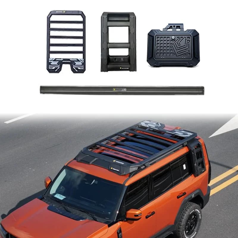 Factory Wholesale Accept LCL & FCL Aluminum Roof Platform Side Ladder Side Awning Side Storage Box for Jetour G700 Accessories