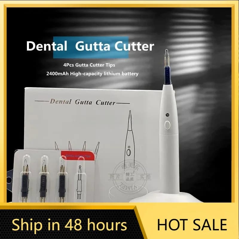 2026 Endo Equipment Gutta Percha Cutter with 4pcs Heating Tips Tooth & Gum Cutter for Percha Points Fast Shipping Dental Tools
