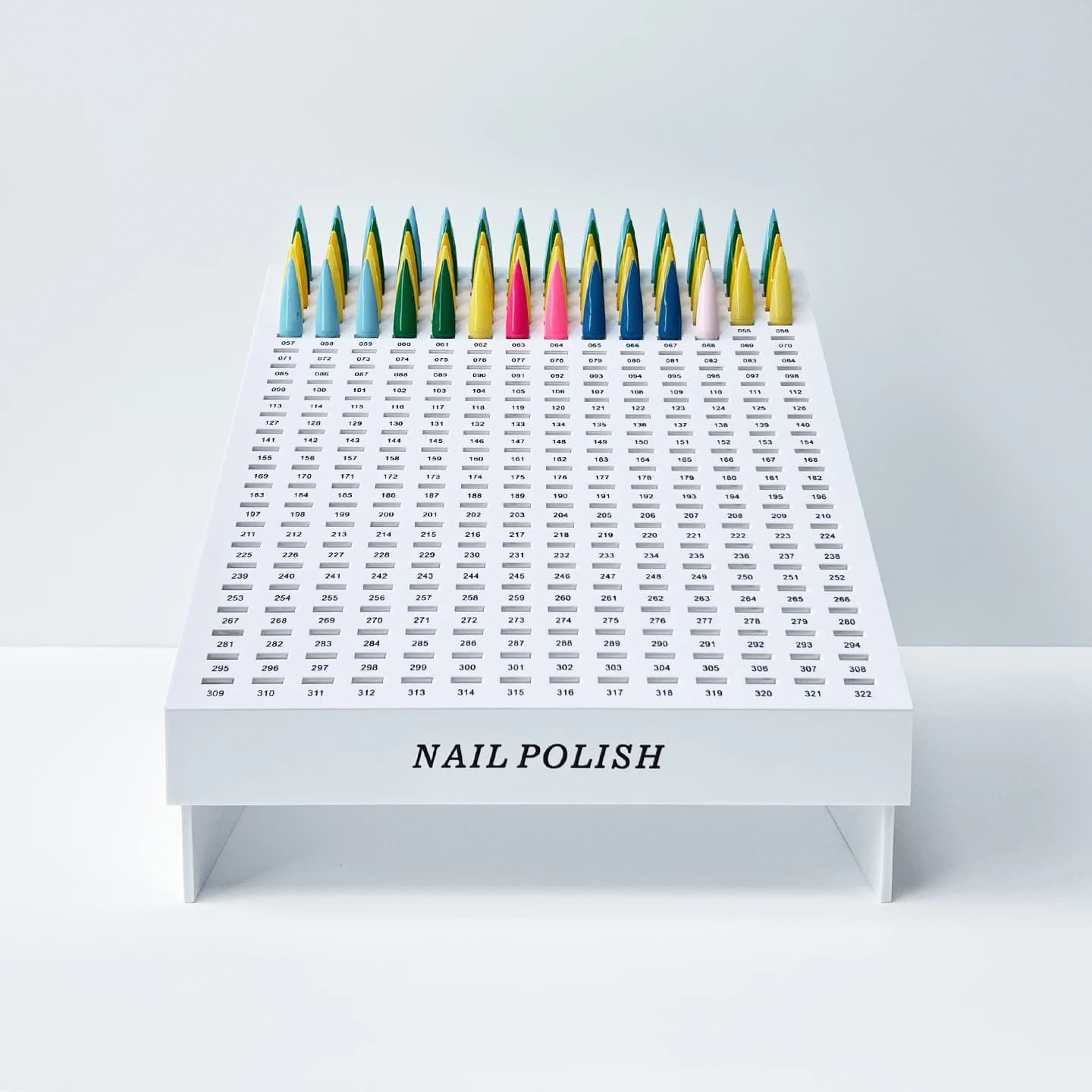 New Acrylic Nail Display Rack Colorful Board & Card Multifunctional Display Set