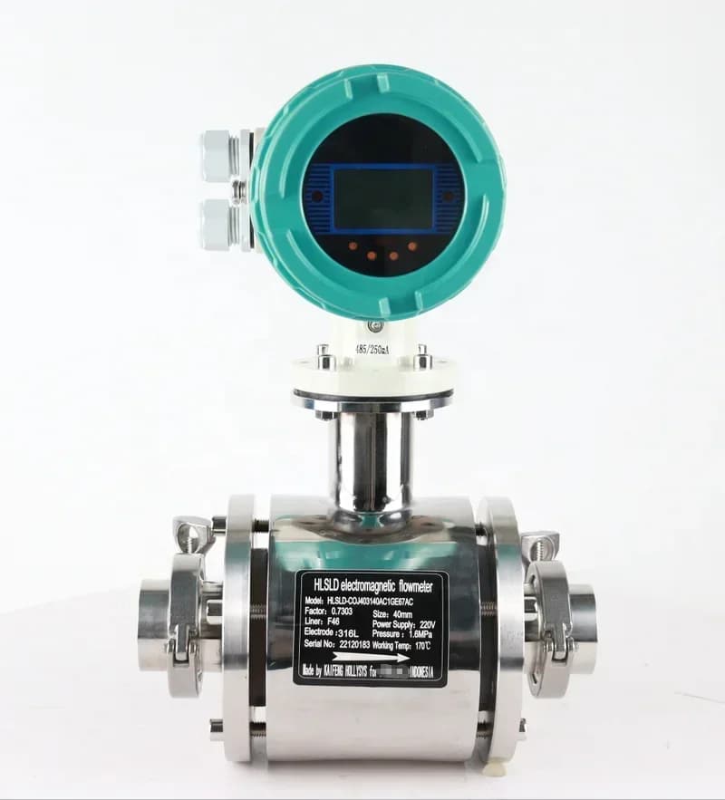 High Precision Food Grade SS304 Sanitary 2-inch 50mm Electromagnetic Flowmeter