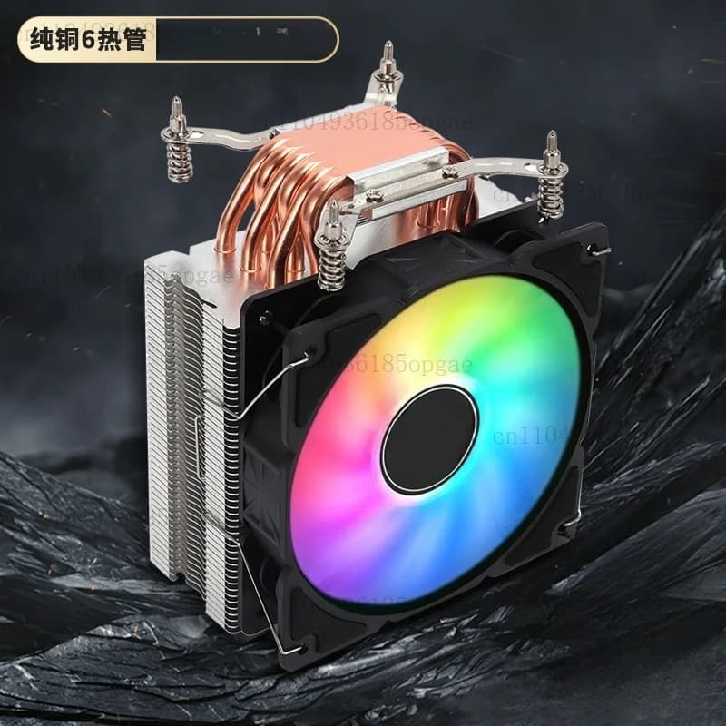 factory direct sales desktop computer special lock 2 tube 4 tube 6 tube CPU heat pipe radiator