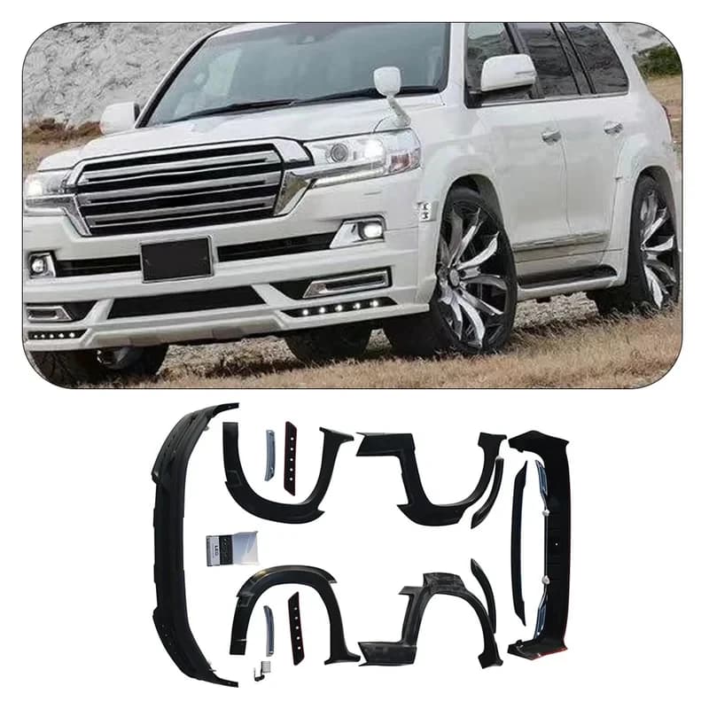 SKOUIO-W8 ODM Upgr Body Kit Car Front Rear Bumper Auto Front Bumper For Land Cruiser